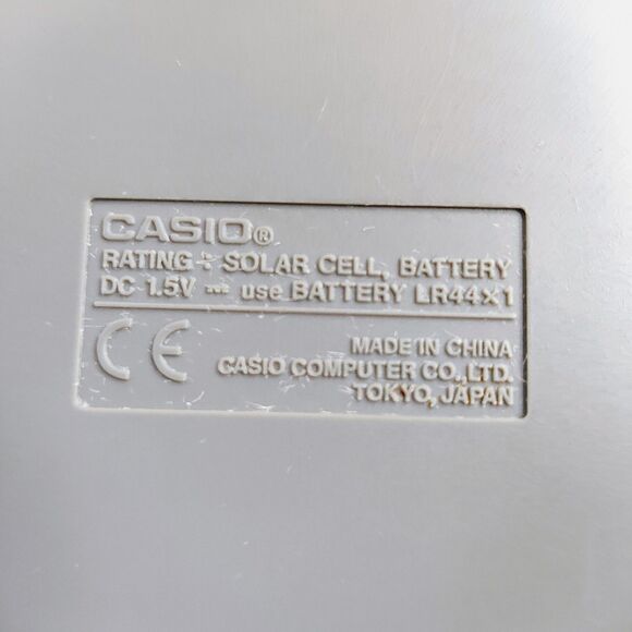 Casio Solar Desk Calculator DM-1200TEV 12 Digits Large Keys - Tested & Working! - Picture 9 of 9